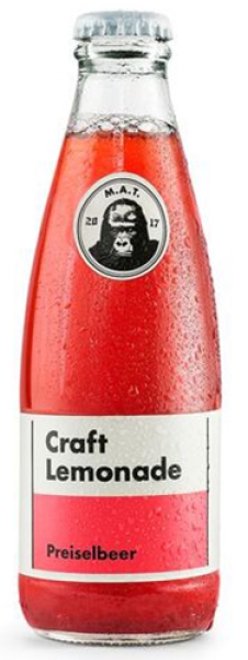 M.A.T. Craft Lemonade Preiselbeer, naturtrüb, ungefiltert
